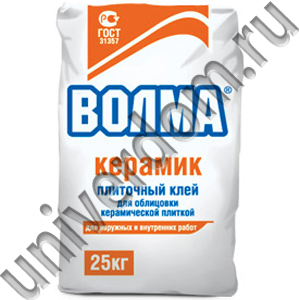 Плиточный клей ВОЛМА-КЕРАМИК